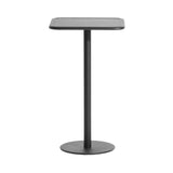 Week-End Bistro High Table: Square + Black