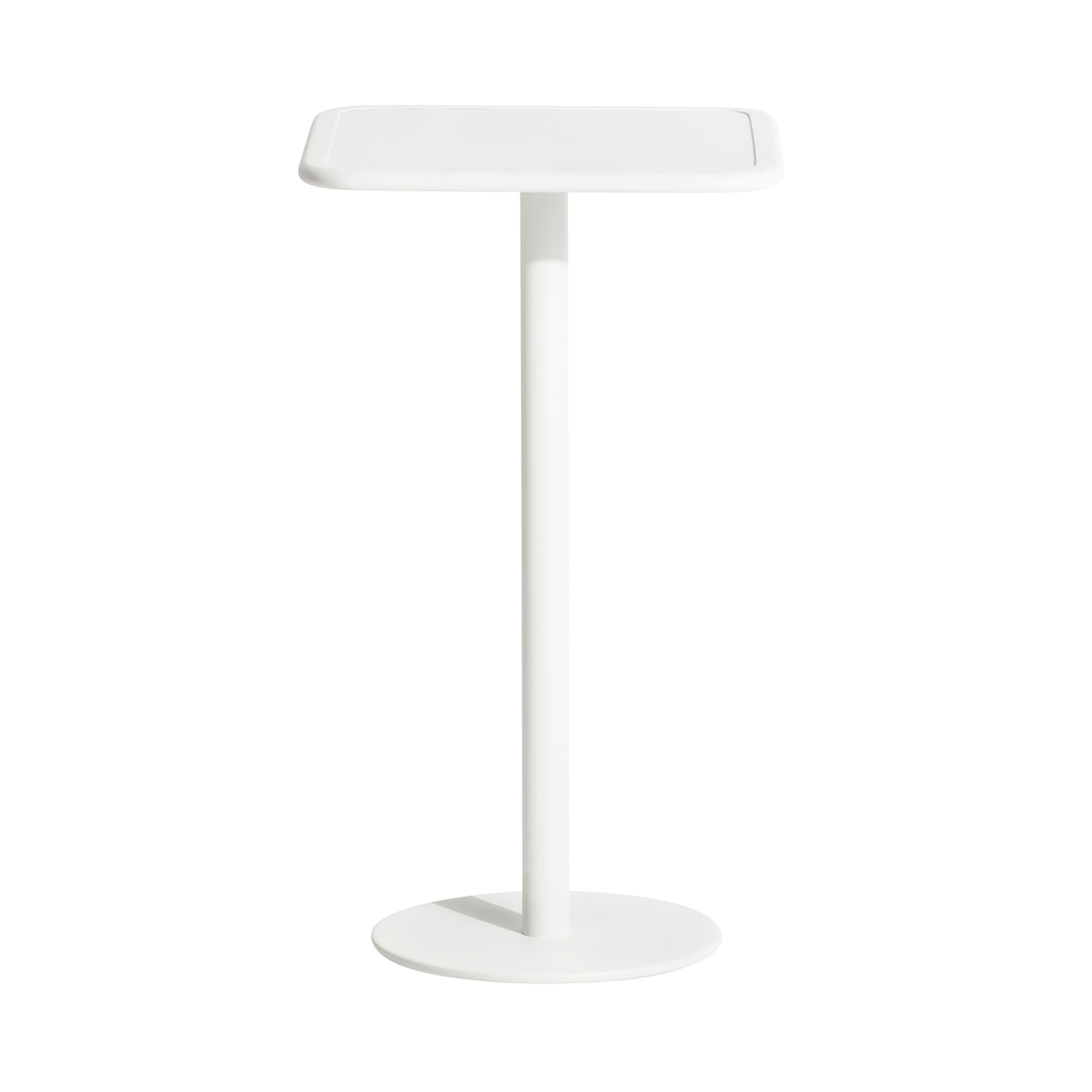 Week-End High Table: Square + White