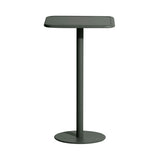 Week-End High Table: Square + Glass Green