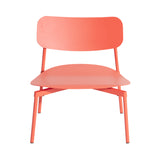 Fromme Outdoor Stacking Lounge Chair: Coral