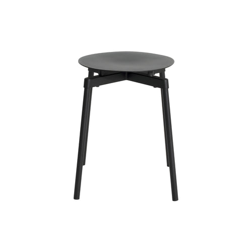 Fromme Stacking Stool: Set of 2 + Black