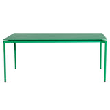 Fromme Dining Table: Rectangle + Mint Green