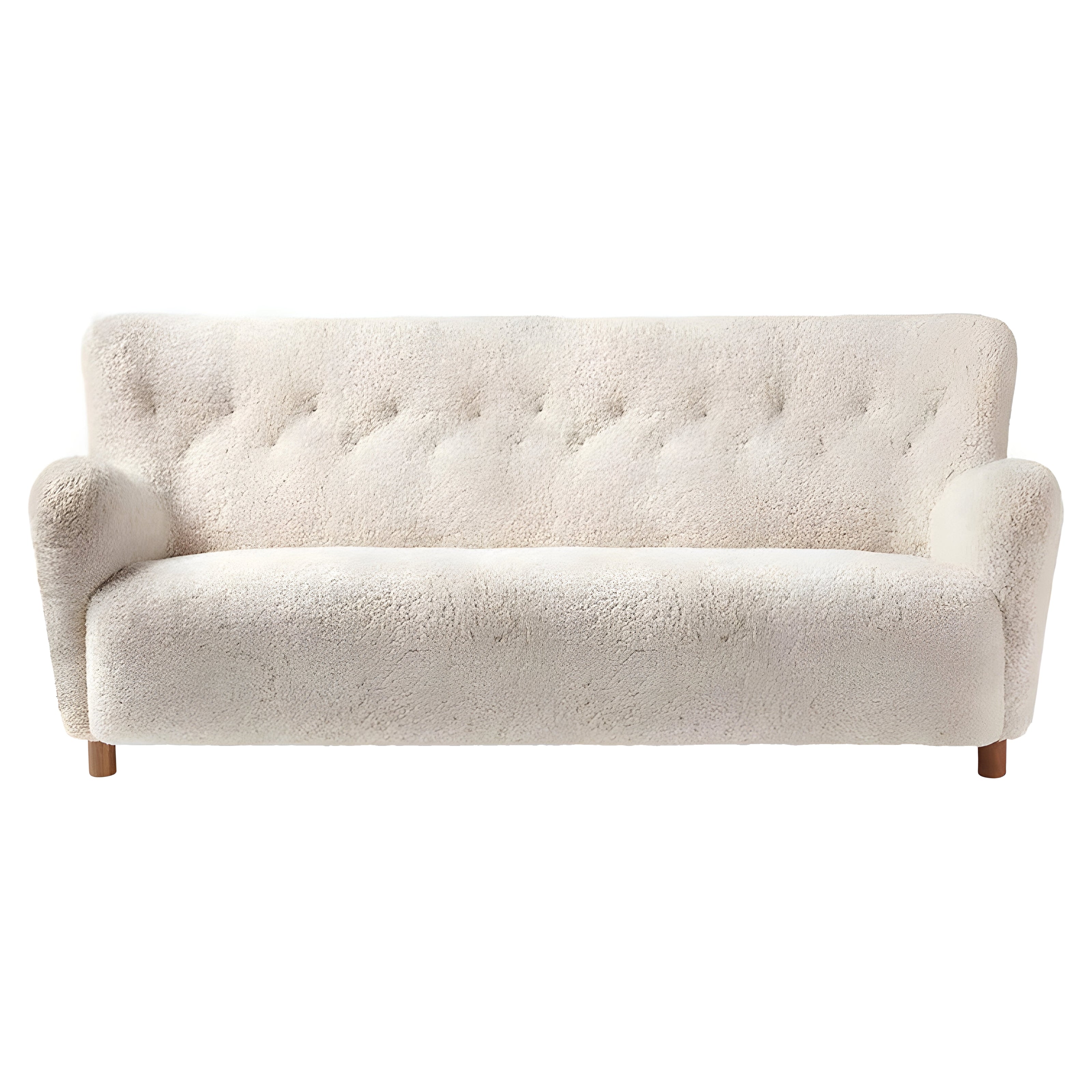 54 Sofa: 3 Seater + Walnut