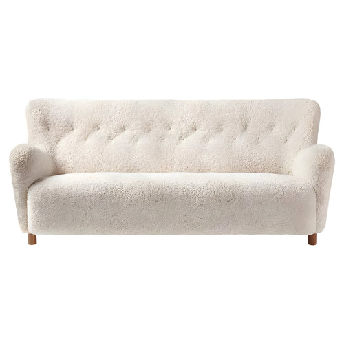 54 Sofa: 3 Seater + Walnut