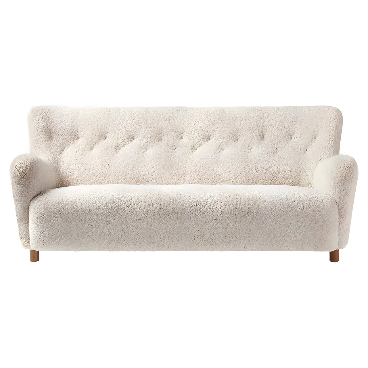 54 Sofa: 3 Seater + Walnut