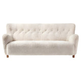 54 Sofa: 3 Seater + Walnut