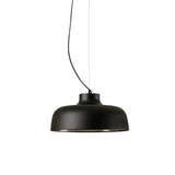 M68 Pendant Lamp: Black Matte Aluminum + Black