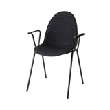 Eternity Armchair: Front Upholstered + Coffee Waste Black