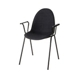 Eternity Armchair: Front Upholstered + Coffee Waste Black