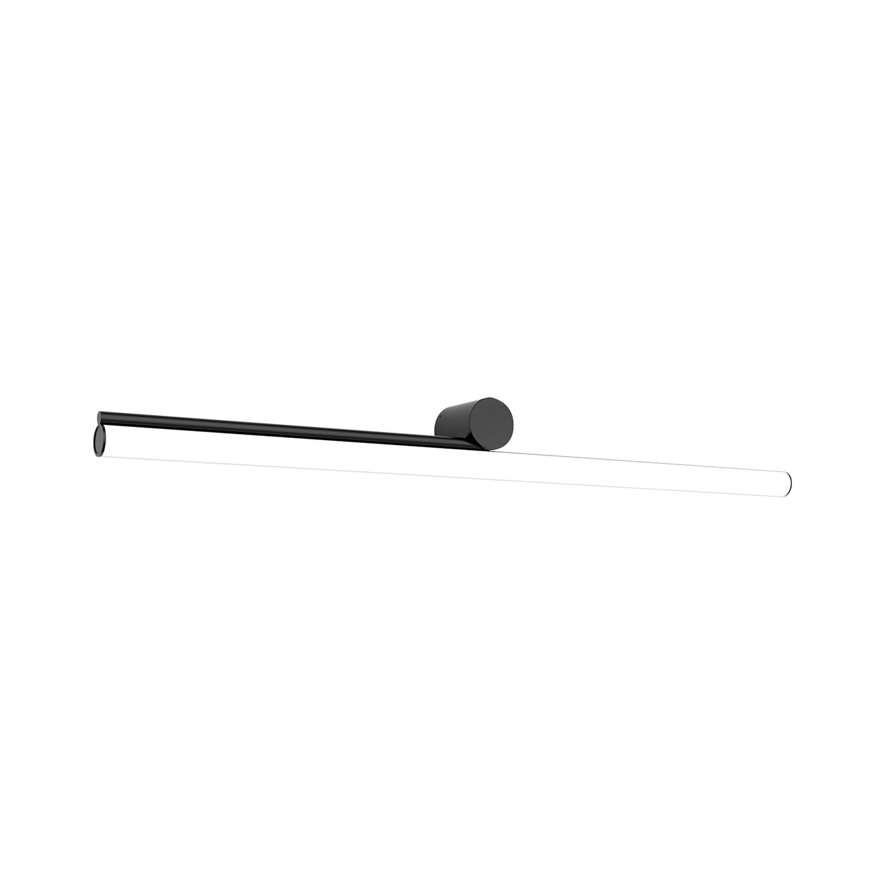 Ambrosia A Wall Light: Black + Left - 35.4