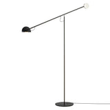 Copérnica Floor Lamp: Satin Nickel
