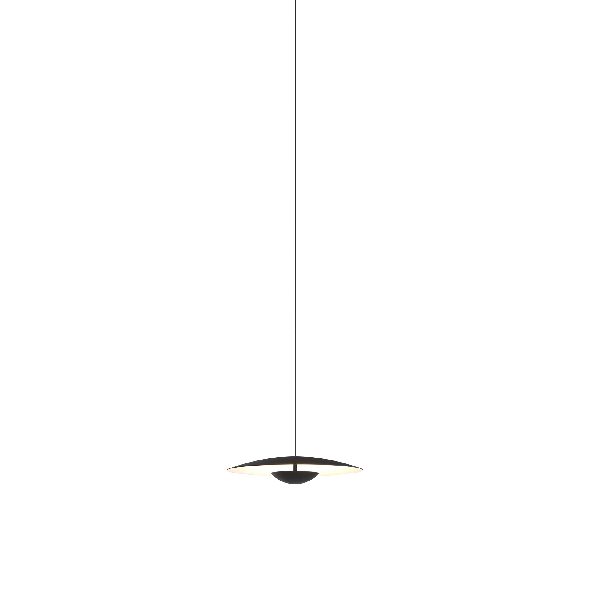 Ginger 20-24V Pendant Light: Black + White