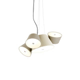 Tam Tam Mini Pendant Light: Off-White + Sand