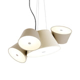 Tam Tam 3 Pendant Light: Off-White + Sand