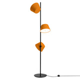 Tam Tam Floor Lamp: Three Shades + Orange