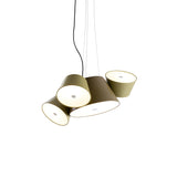 Tam Tam Mini Pendant Light: Khaki + Olive Yellow