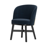 Mr.B Dining Chair: Black Oak