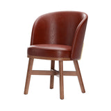 Mr.B Dining Chair: Natural Walnut