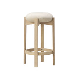 Pioneer Bar + Counter Stool: Counter + Lacquered Oak