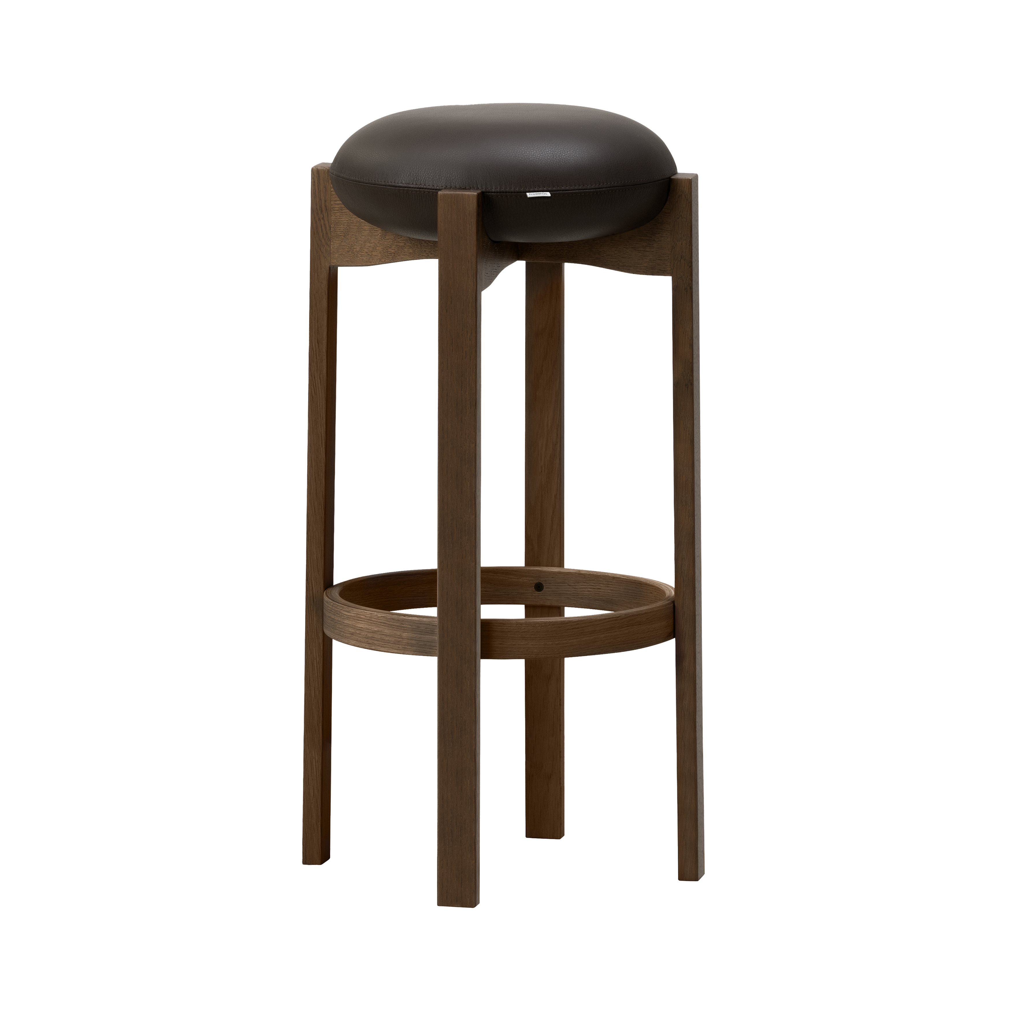 Pioneer Bar + Counter Stool: Bar + Smoked Stained Oak