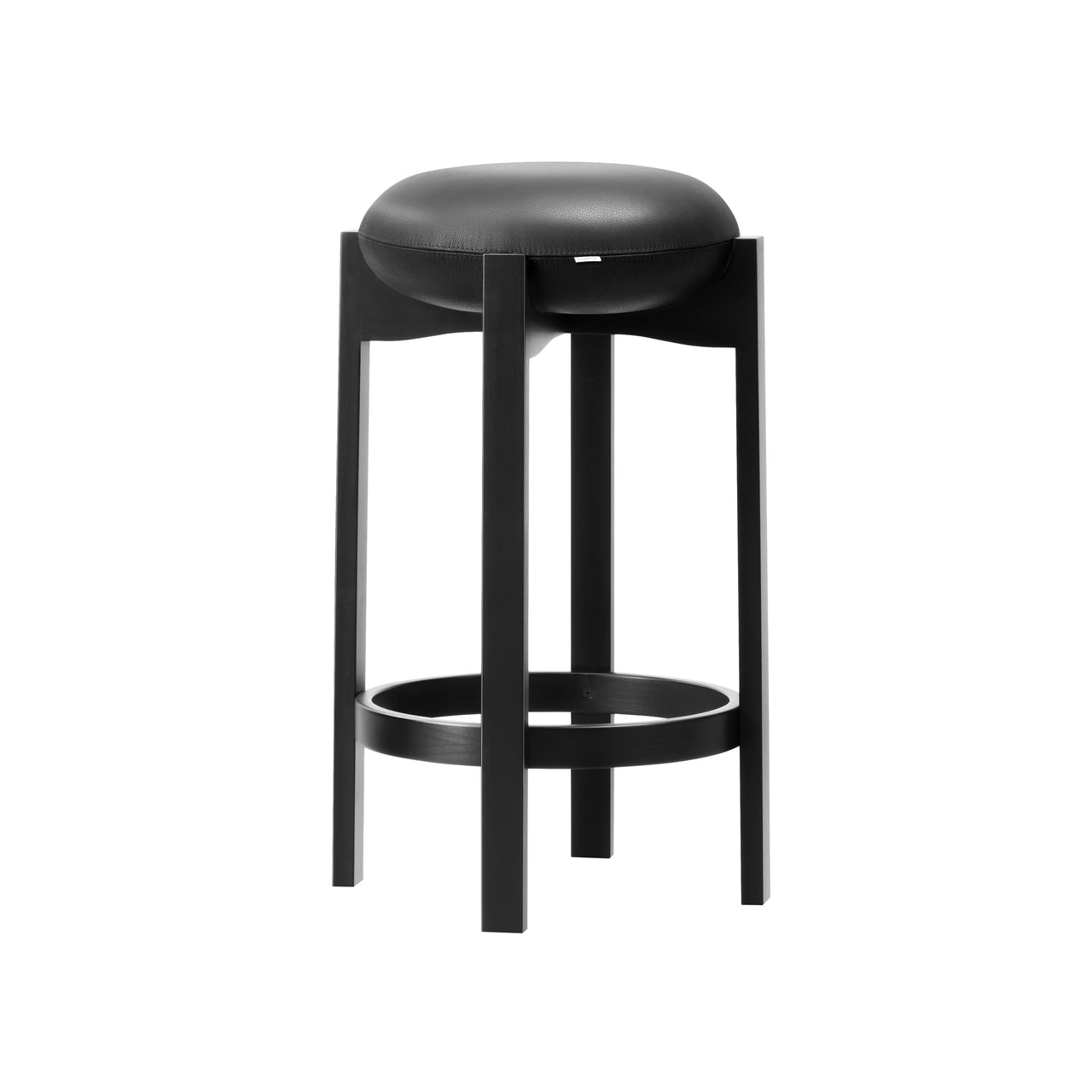 Pioneer Bar + Counter Stool: Counter + Black Lacquered