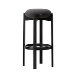 Pioneer Bar + Counter Stool: Bar + Black Lacquered