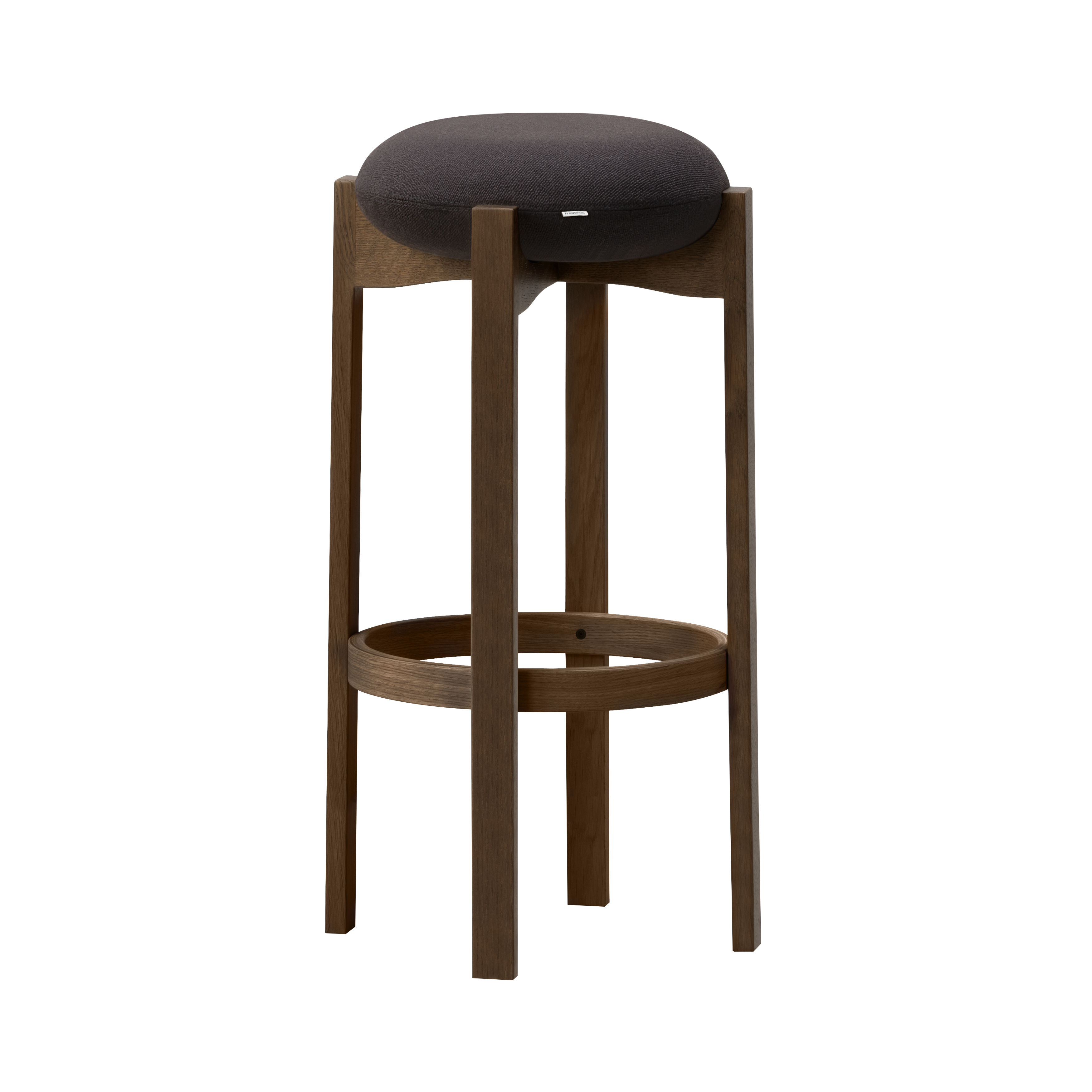Pioneer Bar + Counter Stool: Bar + Smoked Stained Oak