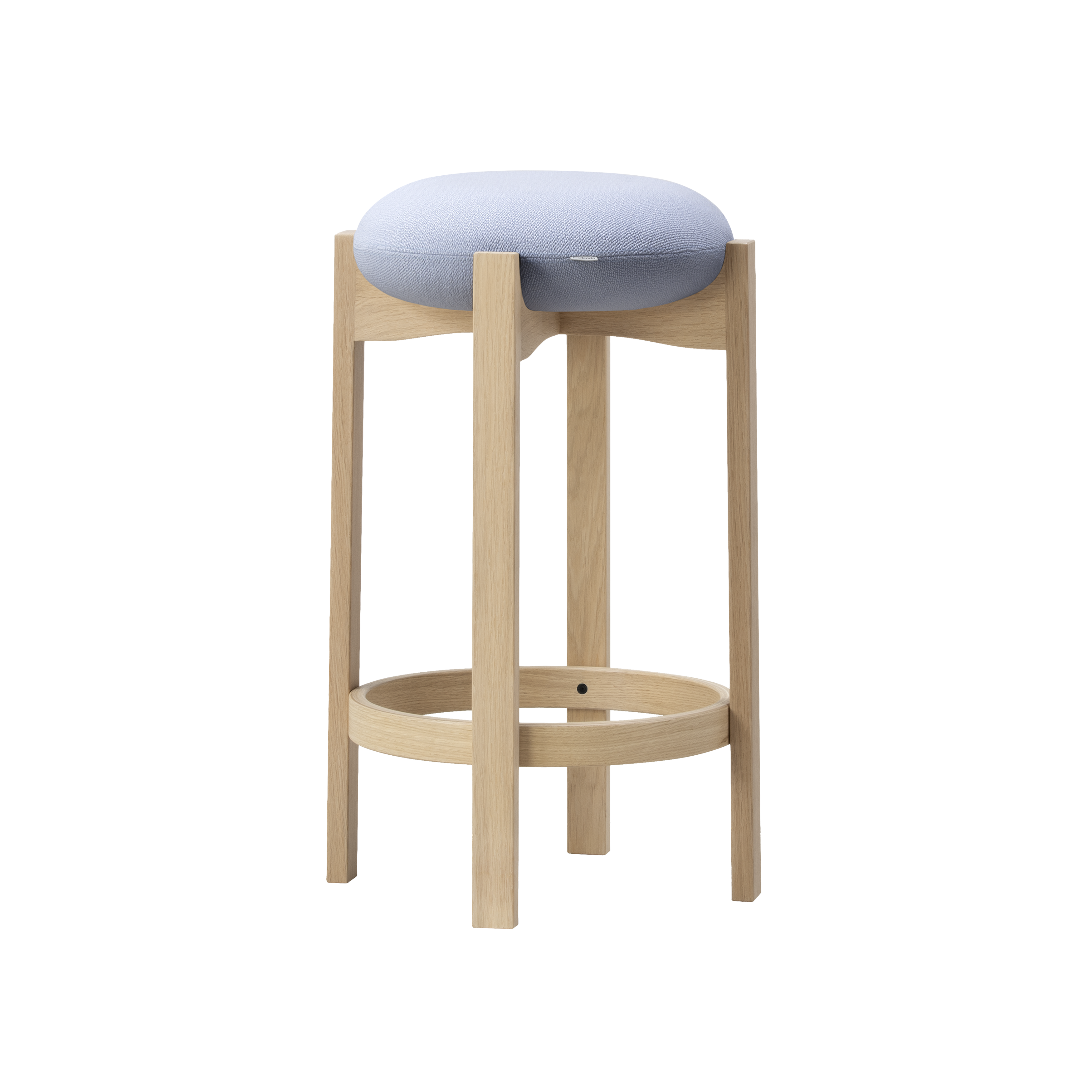Pioneer Bar + Counter Stool: Counter + Lacquered Oak
