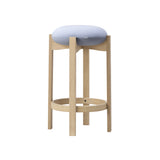 Pioneer Bar + Counter Stool: Counter + Lacquered Oak