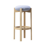 Pioneer Bar + Counter Stool: Bar + Lacquered Oak