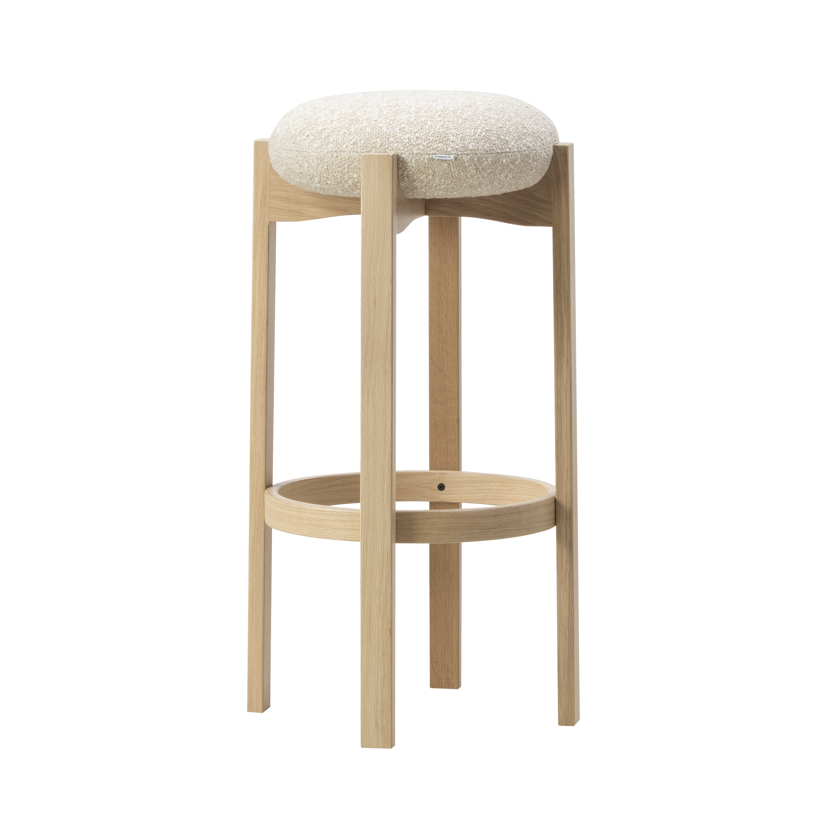Pioneer Bar + Counter Stool: Bar + Lacquered Oak