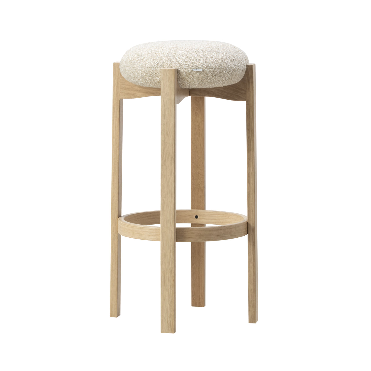 Pioneer Bar + Counter Stool: Bar + Lacquered Oak