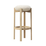 Pioneer Bar + Counter Stool: Bar + Lacquered Oak