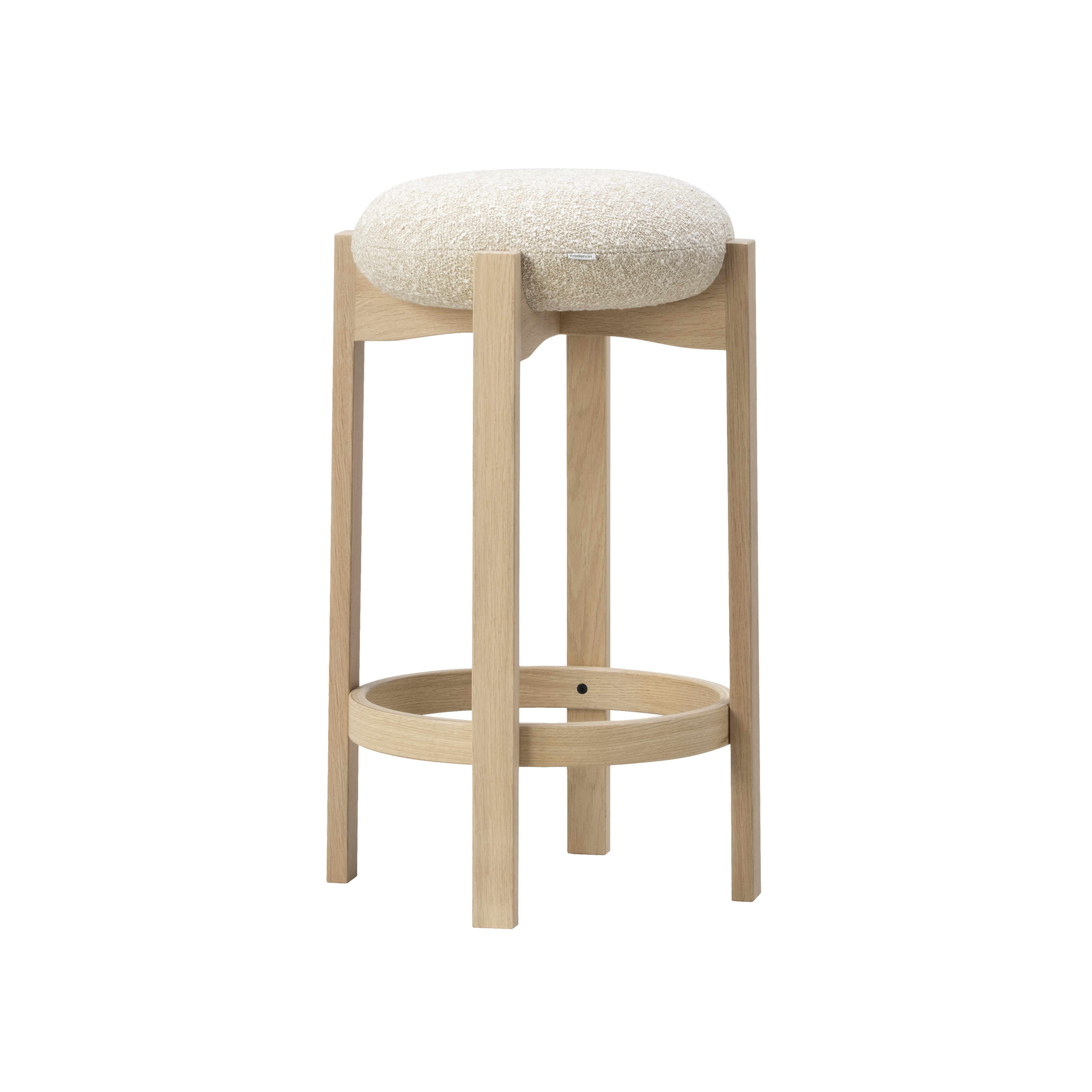 Pioneer Bar + Counter Stool: Counter + Lacquered Oak