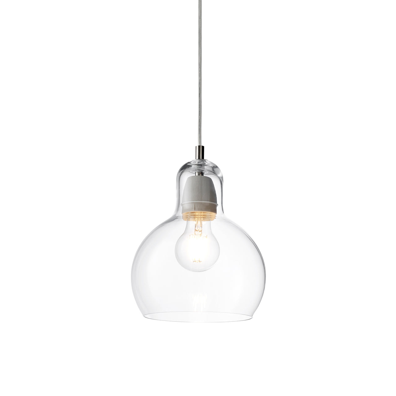 Mega Bulb SR2 Pendant Light: Clear + Clear