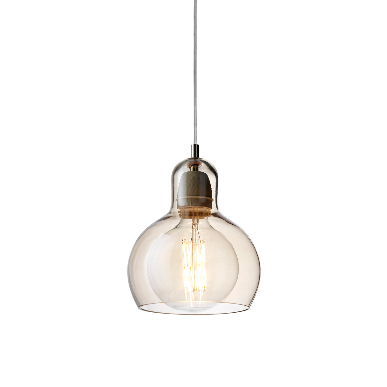 Mega Bulb SR2 Pendant Light: Gold + Clear