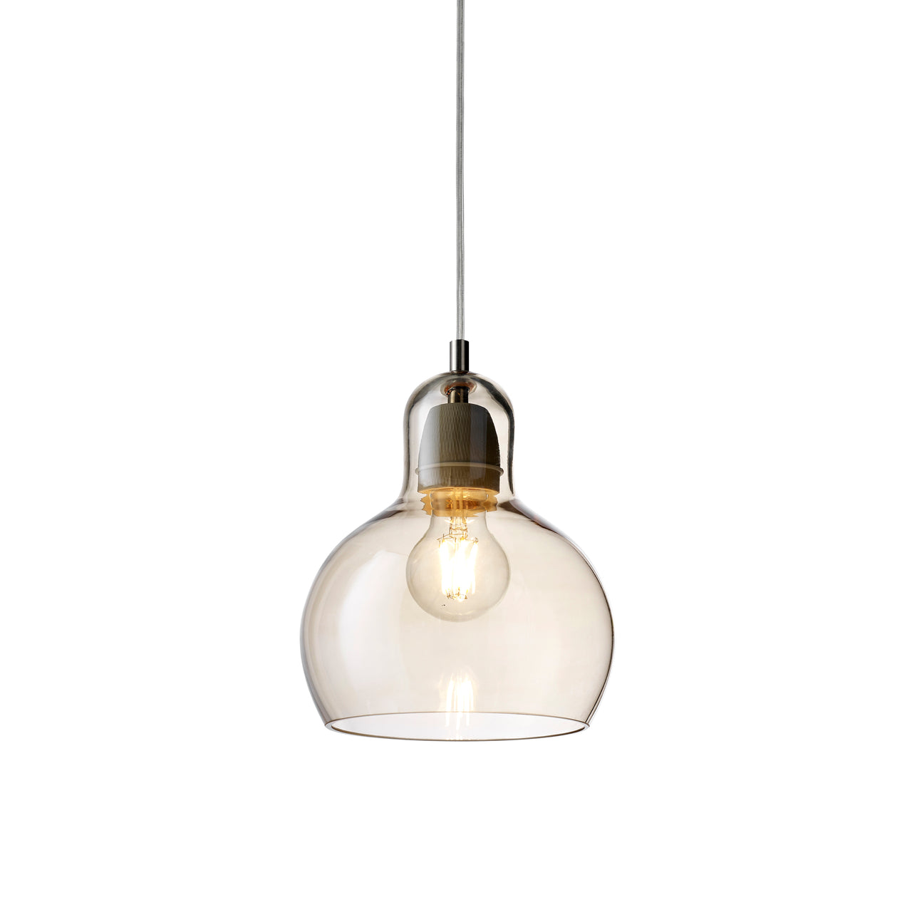 Mega Bulb SR2 Pendant Light: Gold + Clear