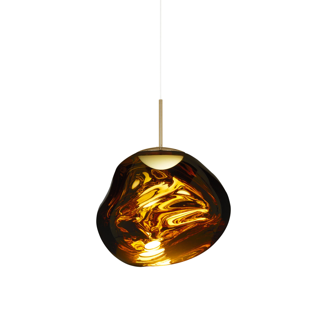 Melt Pendant Light: Regular + Gold