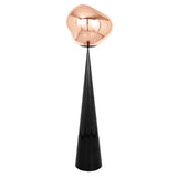 Melt Cone Fat Floor Light: Copper