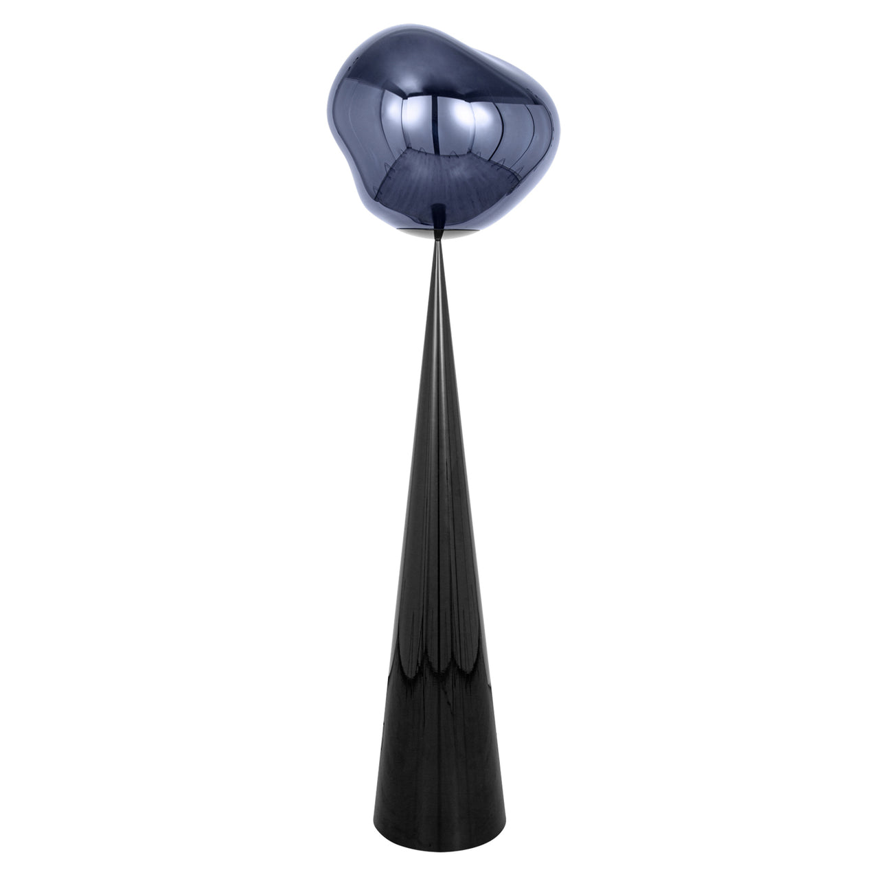 Melt Cone Fat Floor Light: Smoke
