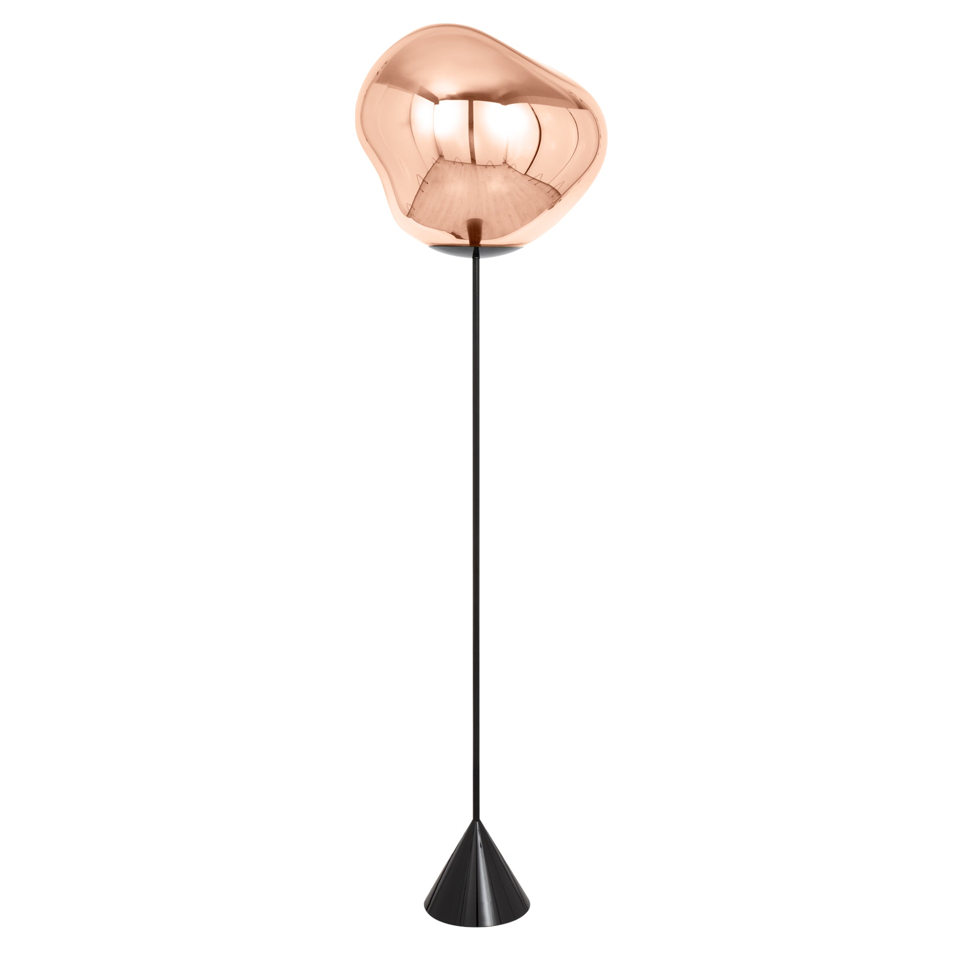 Melt Cone Floor Lamp: Slim + Copper