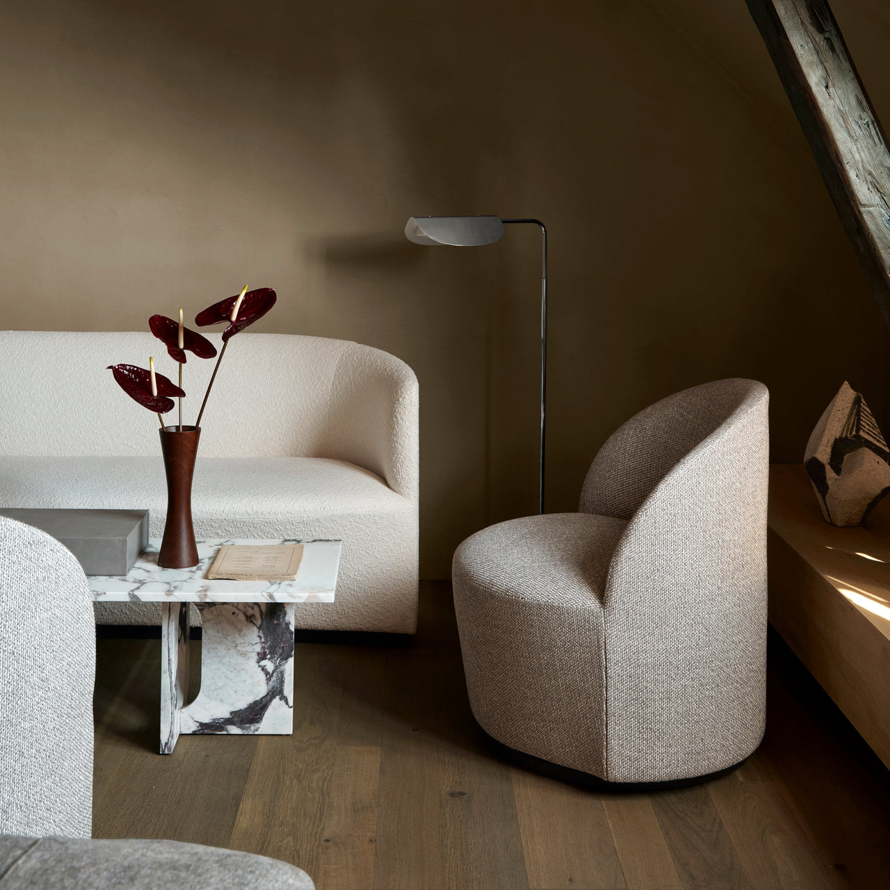 Tearoom Swivel Side Chair: Quick Ship