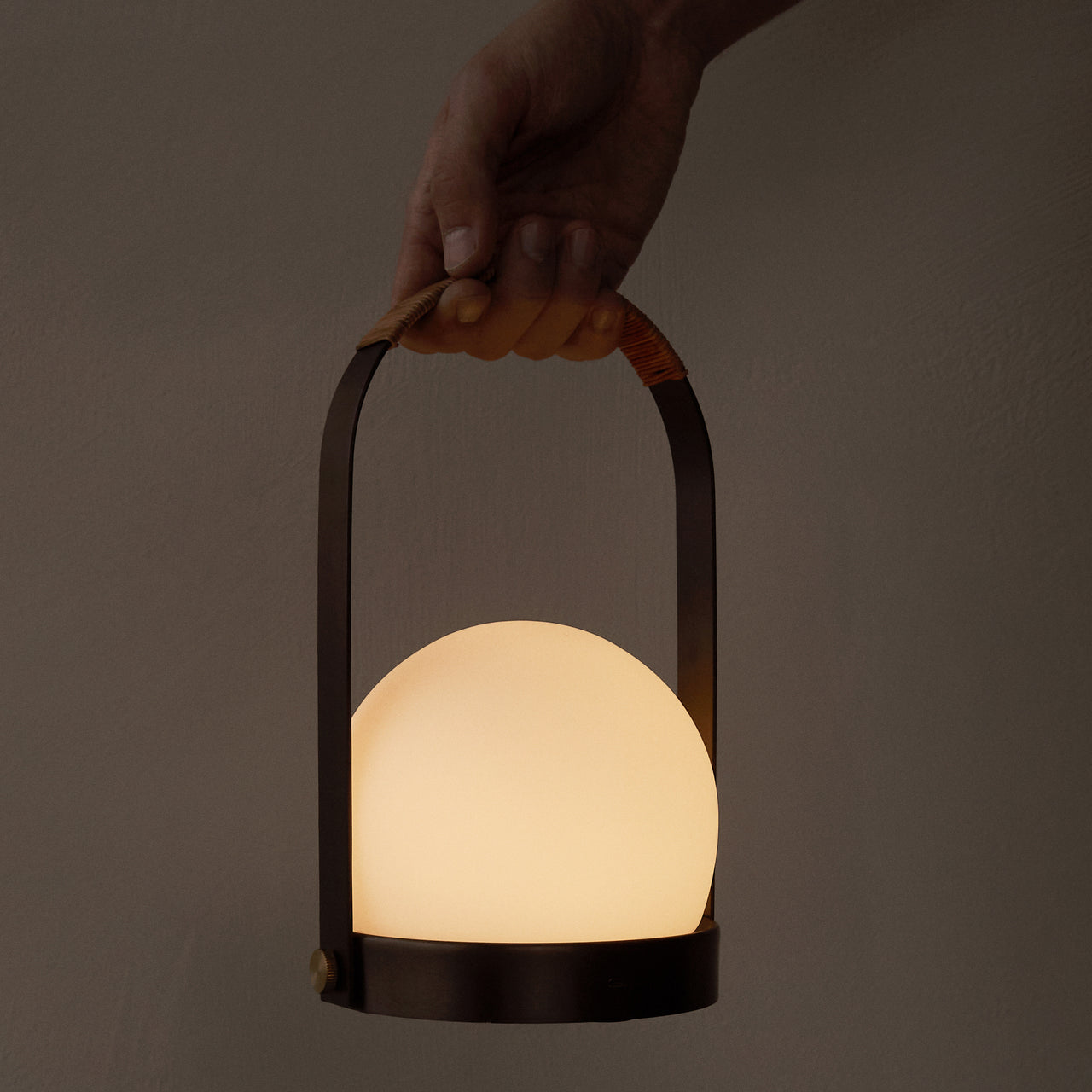 Carrie Portable Table Lamp: Metallic - Quick Ship