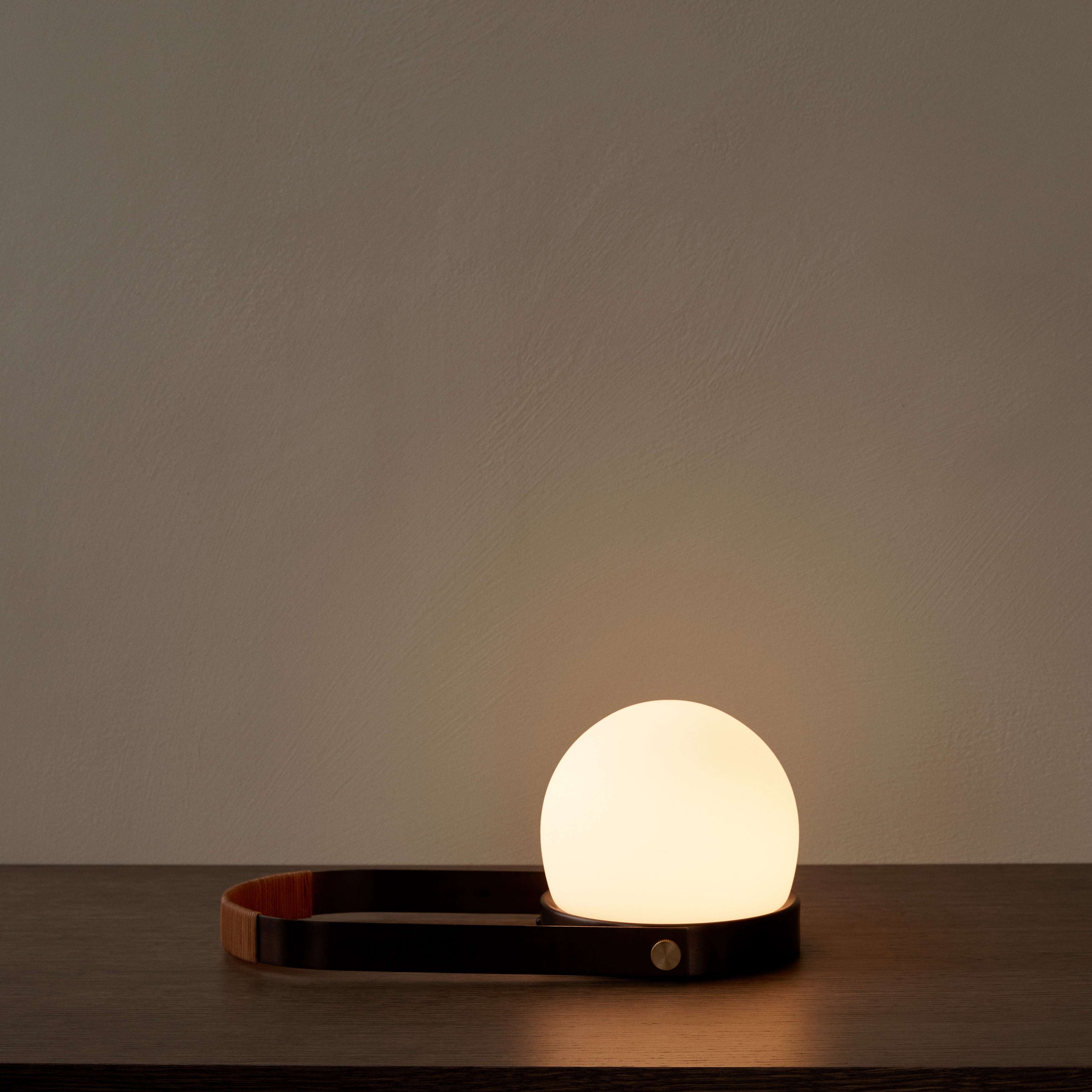 Carrie Portable Table Lamp: Metallic - Quick Ship