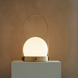 Carrie Portable Table Lamp: Metallic - Quick Ship