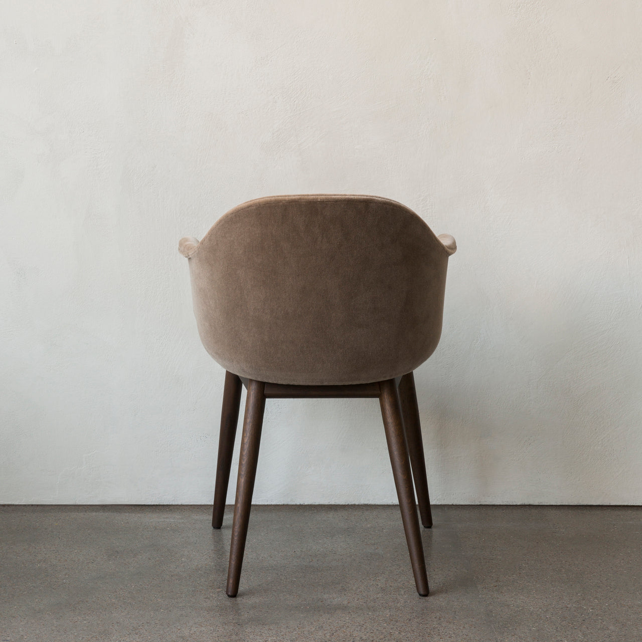 Harbour Dining Chair: Wood Base Upholstered