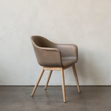 Harbour Dining Chair: Wood Base Upholstered