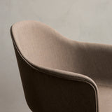 Harbour Dining Chair: Wood Base Upholstered