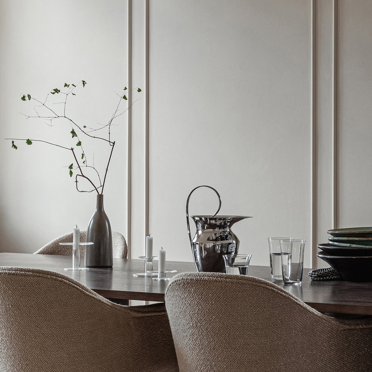 Harbour Dining Chair Star Base: Upholstered