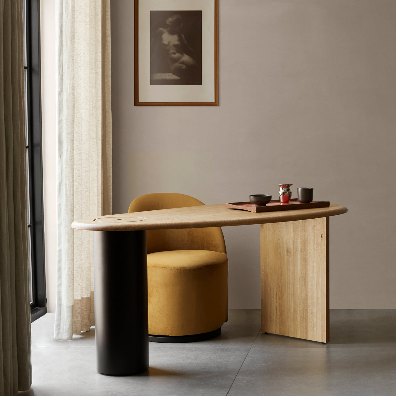 Tearoom Swivel Side Chair: Quick Ship